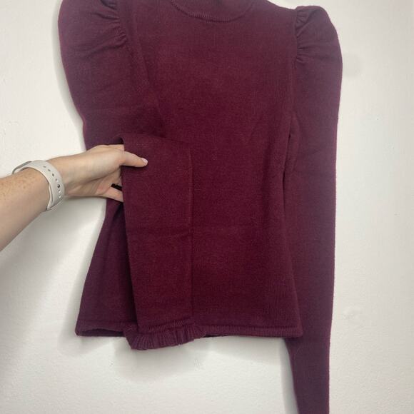 LPA Women’s Small - Marie Sweater in Wine Red  - Cutout Back - Picture 7 of 10